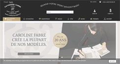 Desktop Screenshot of catherine-fabre.fr